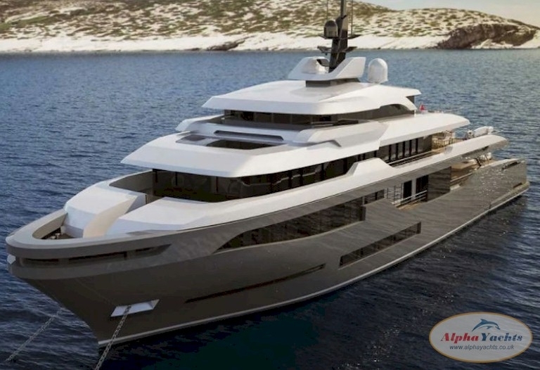 Custom tri-deck motor yacht 58m